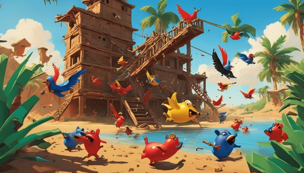 Le film angry birds copains comme cochons, un combat hilarant